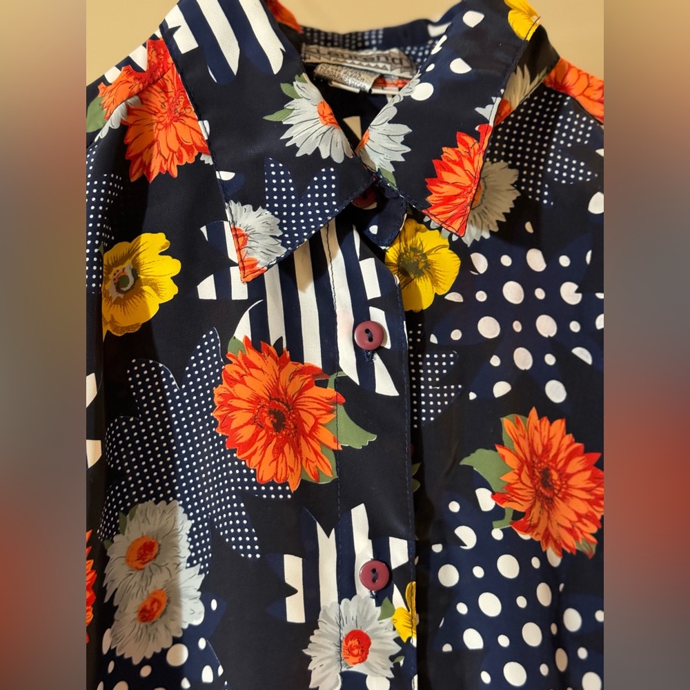 Vintage Lauren’d Floral Short-Sleeved Button-Down
